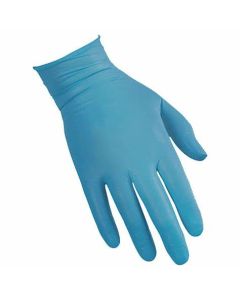 Vinyl Gloves Blue Powdered Free - Large/Medium, Blue, 100pcs (Pack of 10)