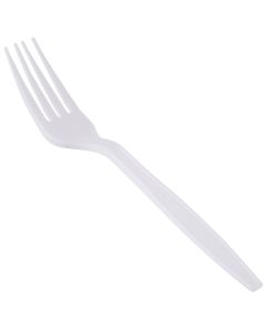 PLA Fork - White, 50pcs (Pack of 20)