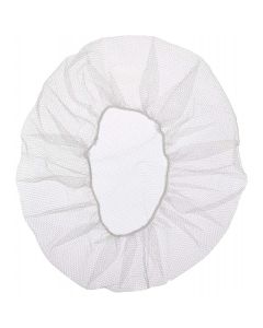 Disposable Hairnet - 100 Pcs, White (Pack of 10)  