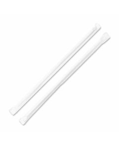 Plastic Straws Individually Wrapped - 6x180mm, 500pcs (Pack of 20)